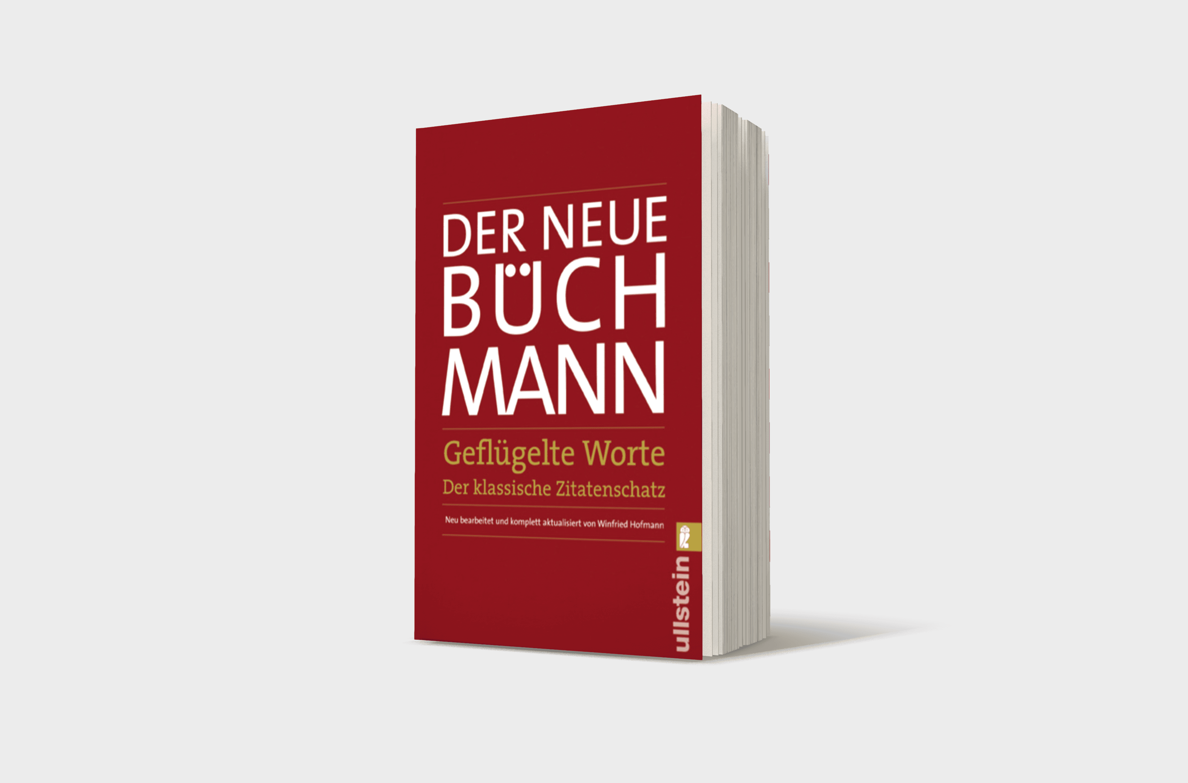Buchcover von Der Neue Büchmann - Geflügelte Worte