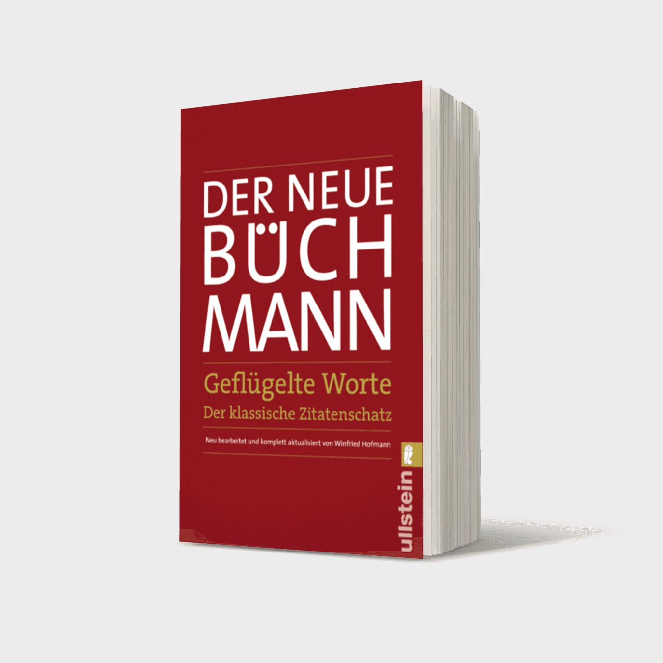 Buchcover von Der Neue Büchmann - Geflügelte Worte