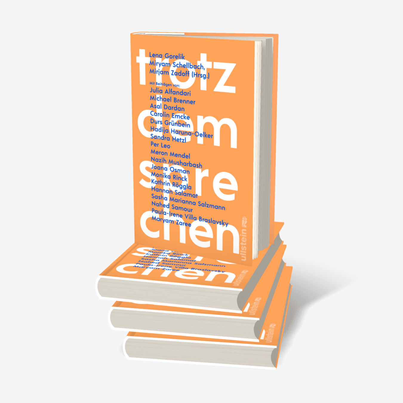 Buchcover von Trotzdem sprechen