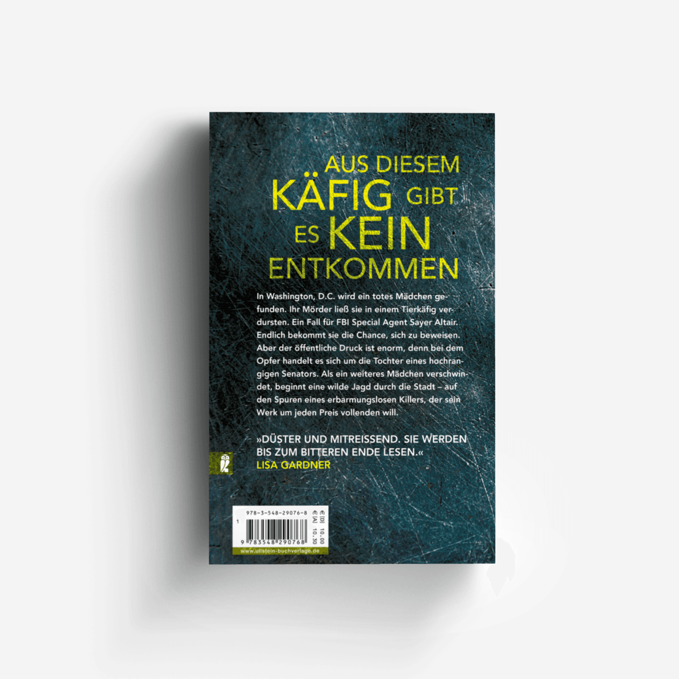 Buchcover von Todeskäfig (Ein Sayer-Altair-Thriller 1)