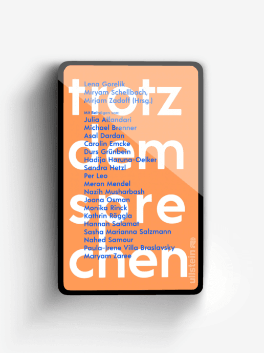 "Trotzdem sprechen" - Beitragende bei der Münchner Bücherschau