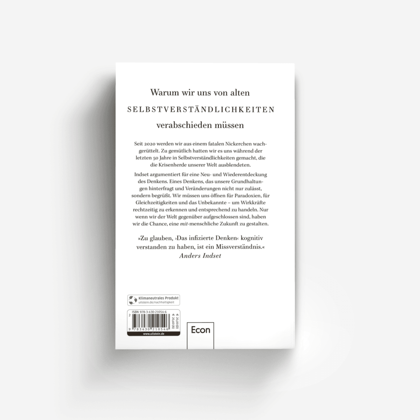 Buchcover von Das infizierte Denken