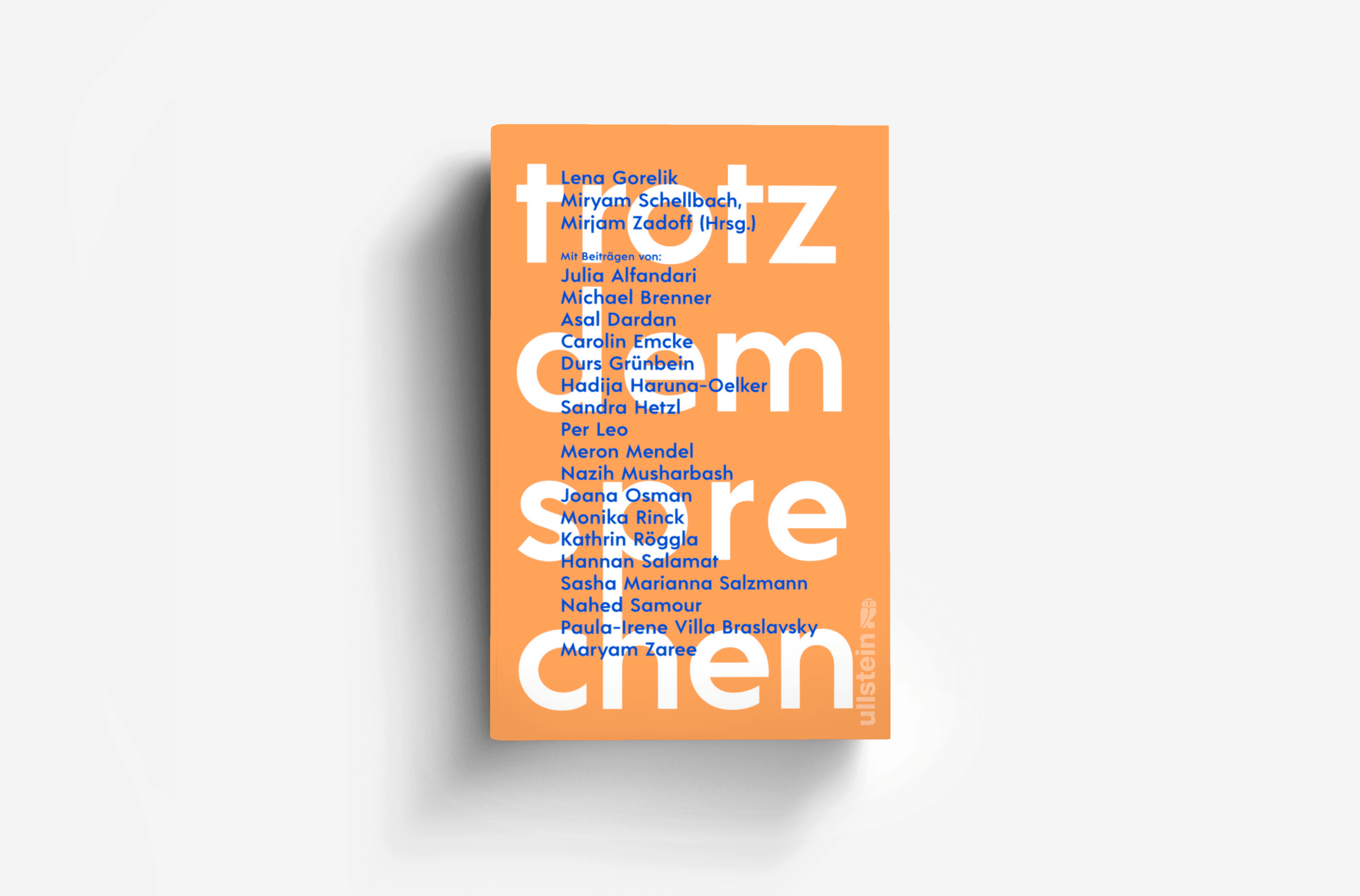 Buchcover von Trotzdem sprechen