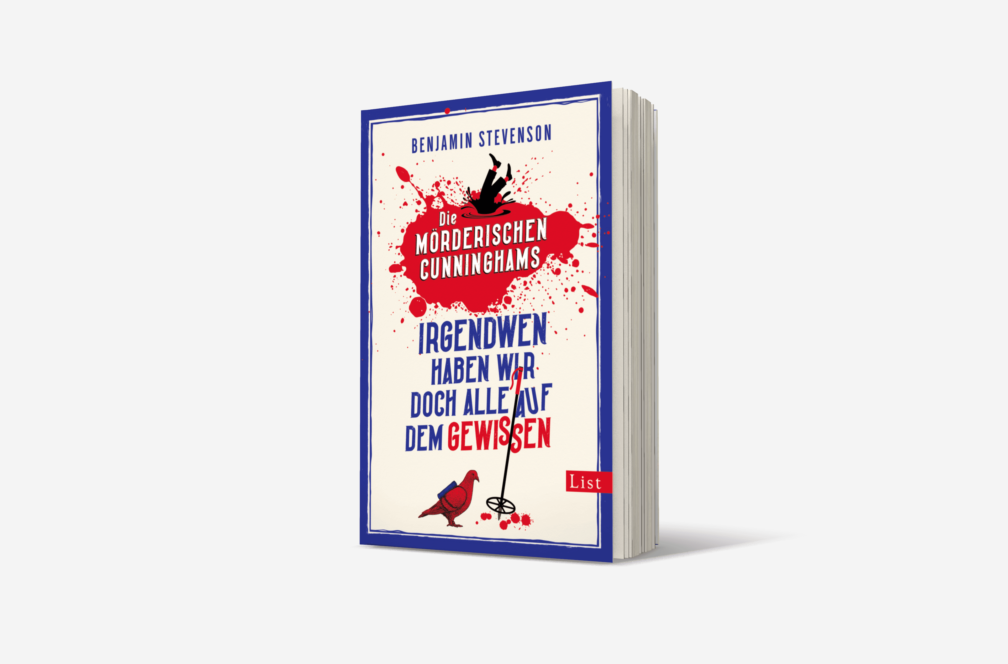 Buchcover von Die mörderischen Cunninghams. Irgendwen haben wir doch alle auf dem Gewissen (Die mörderischen Cunninghams 1)