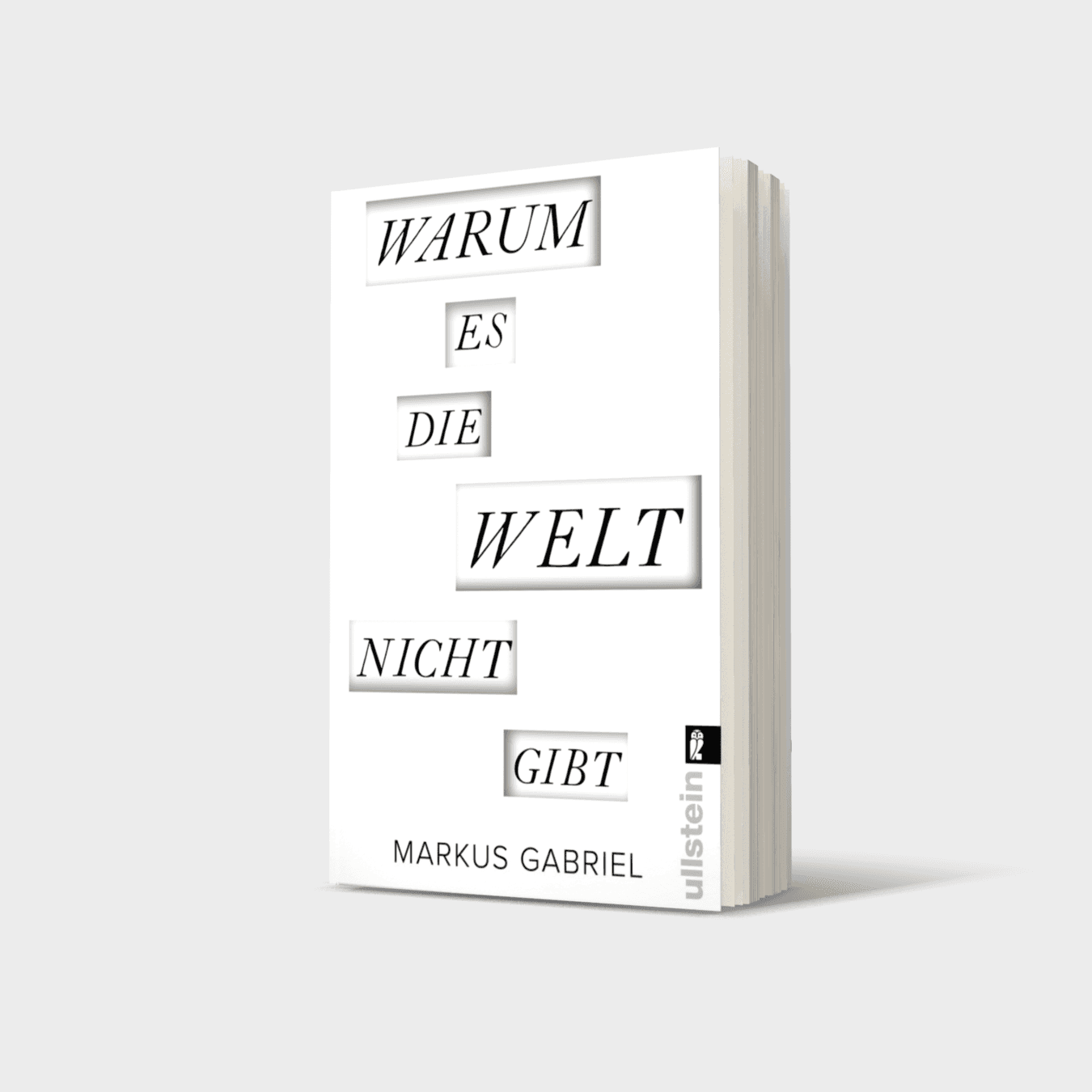 Buchcover von Warum es die Welt nicht gibt