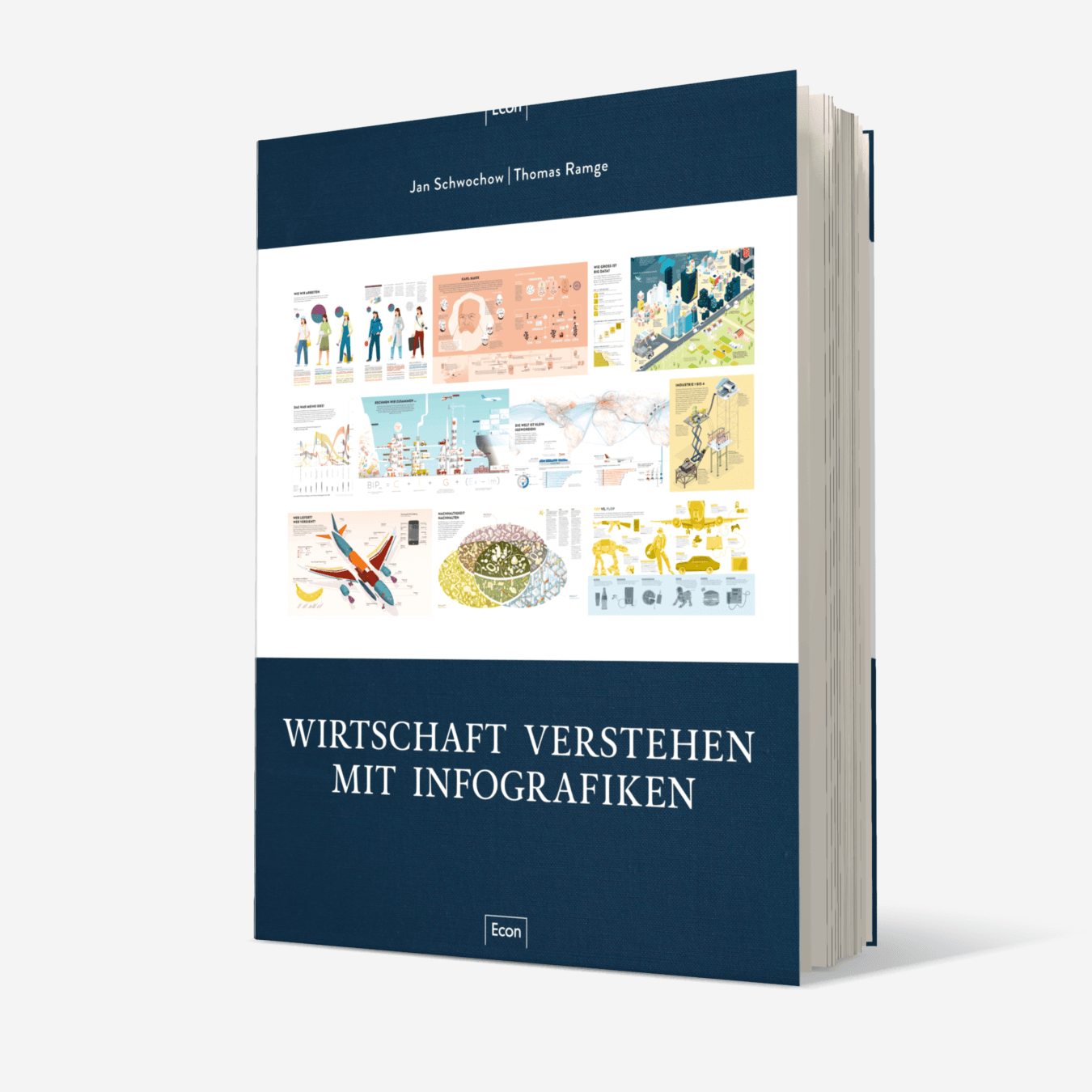 Buchcover von Wirtschaft verstehen mit Infografiken