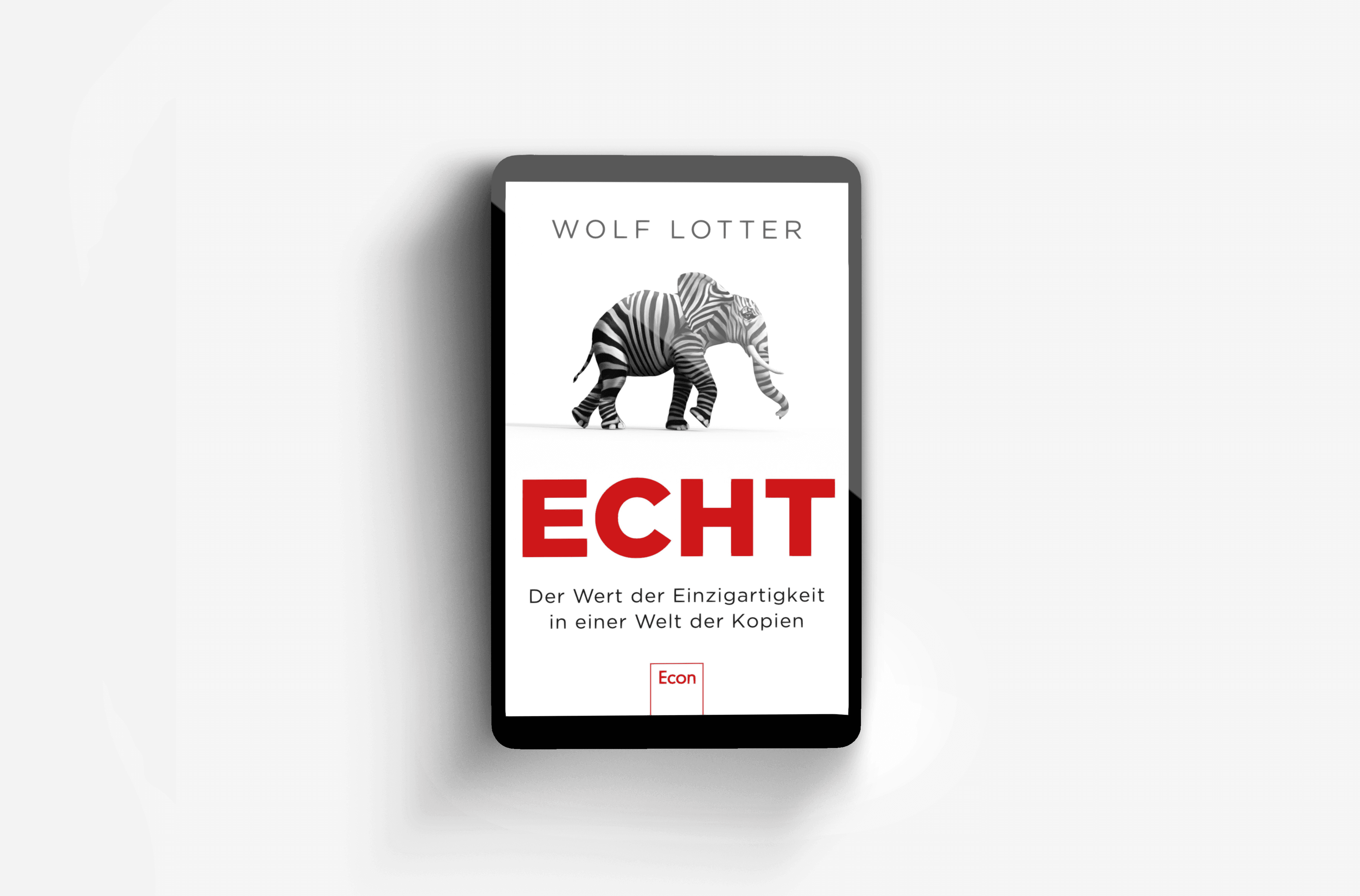 Buchcover von Echt