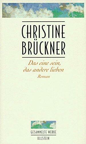 Buchcover von Das eine sein, das andere lieben