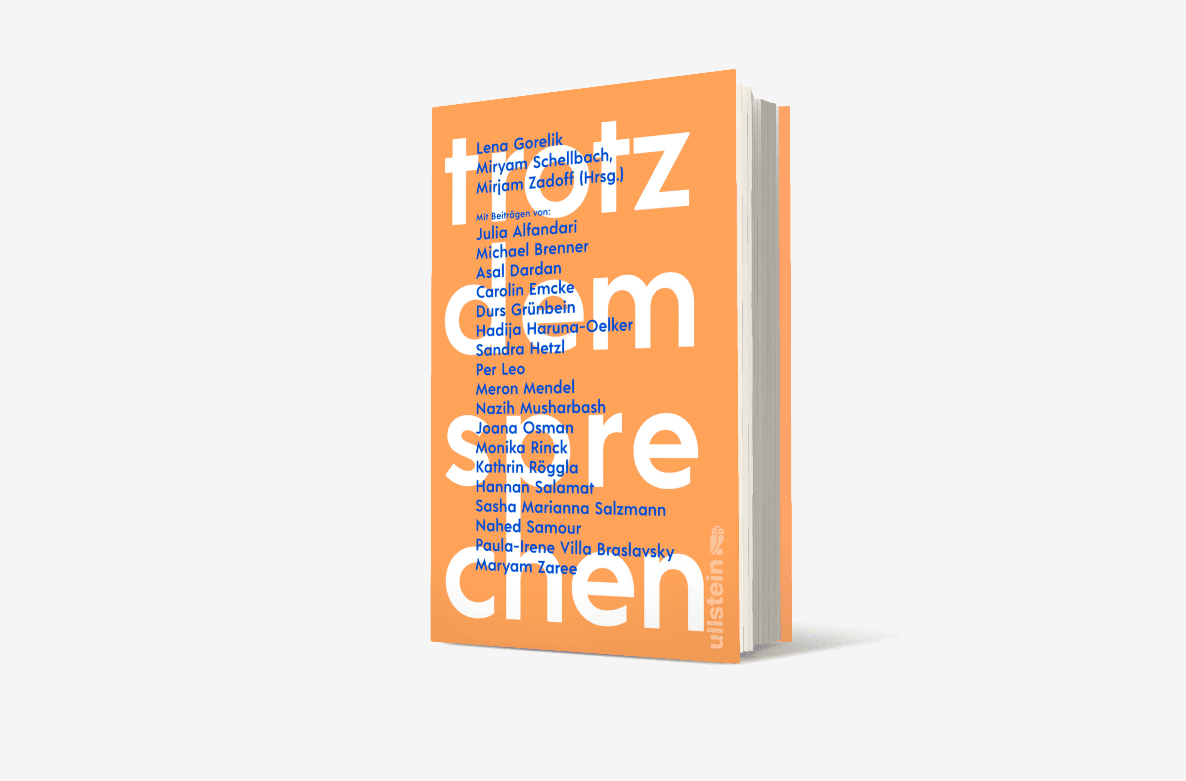 Buchcover von Trotzdem sprechen