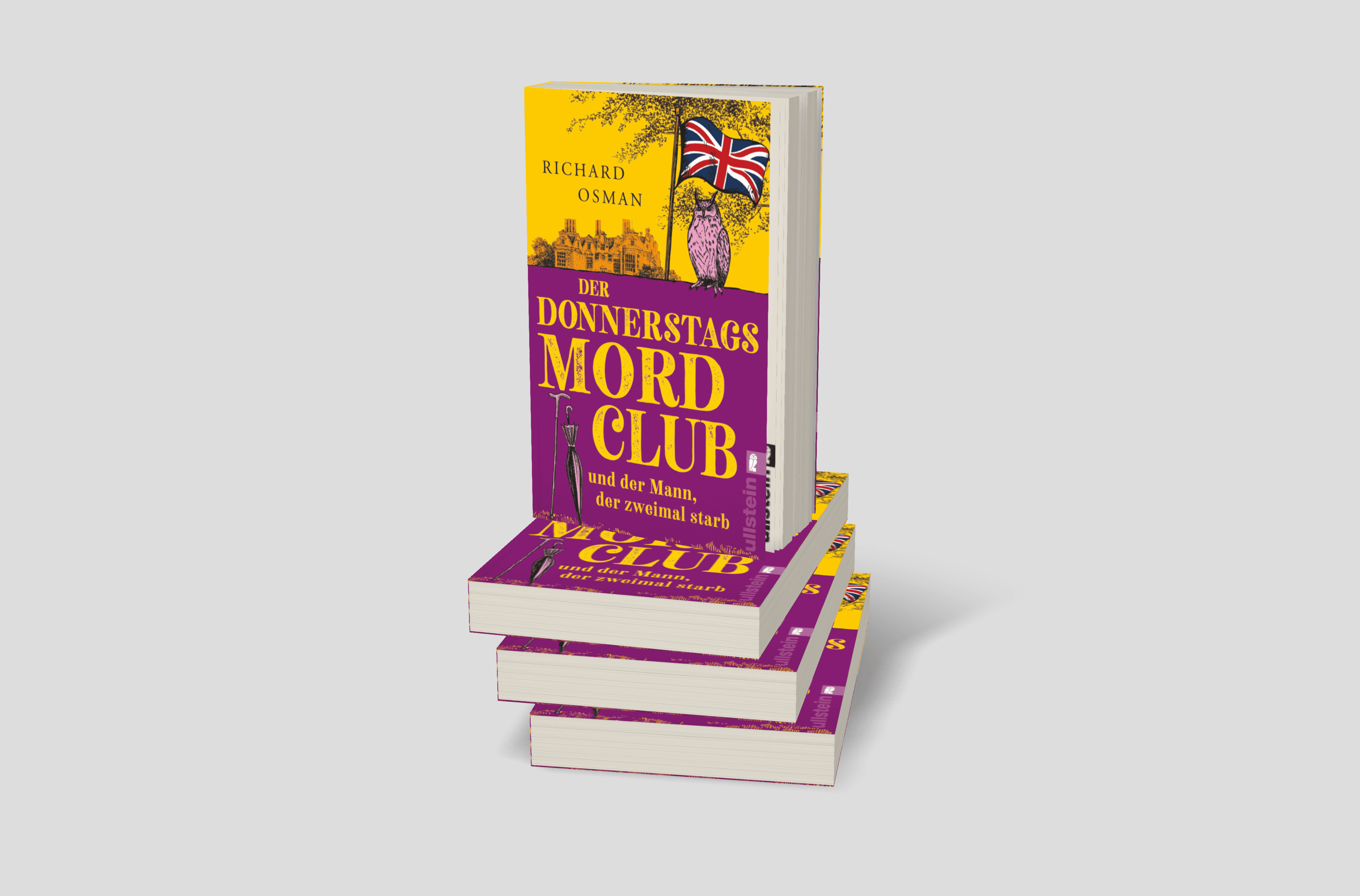 Buchcover von Der Donnerstagsmordclub und der Mann, der zweimal starb (Die Mordclub-Serie 2)