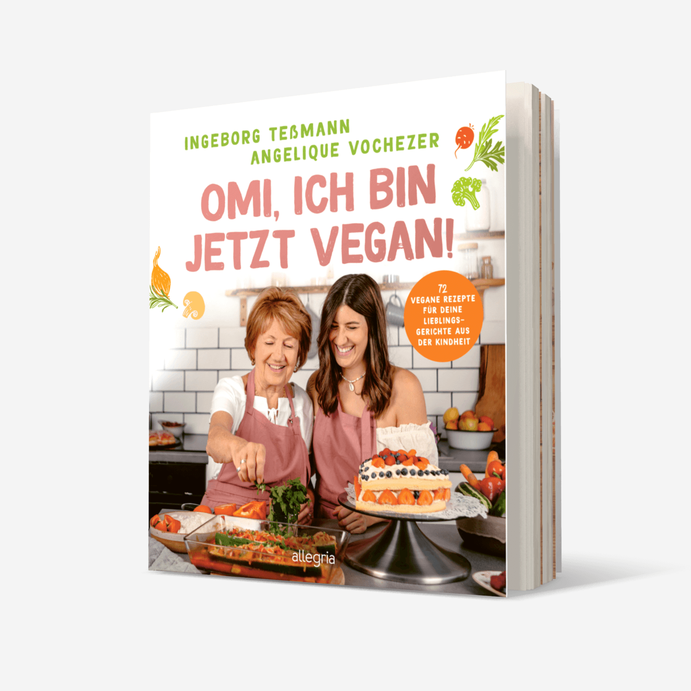 Buchcover von Omi, ich bin jetzt vegan!