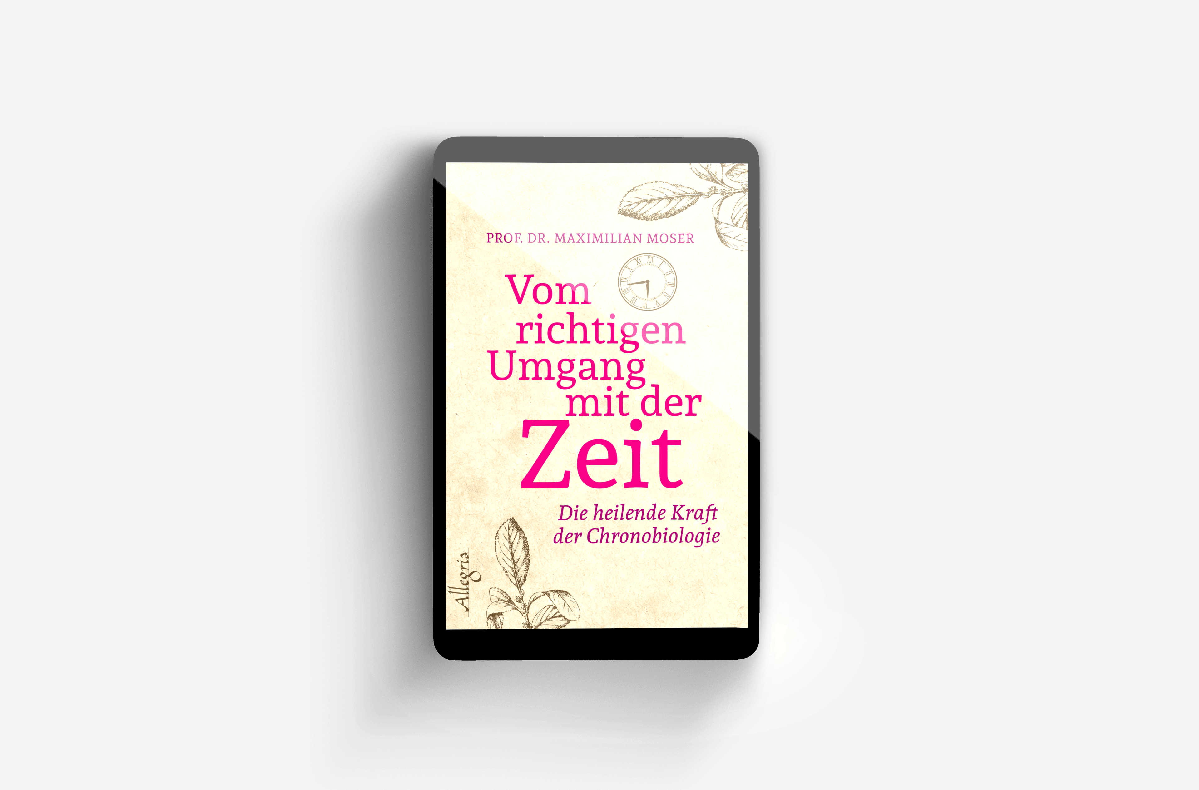 Buchcover von Vom richtigen Umgang mit der Zeit