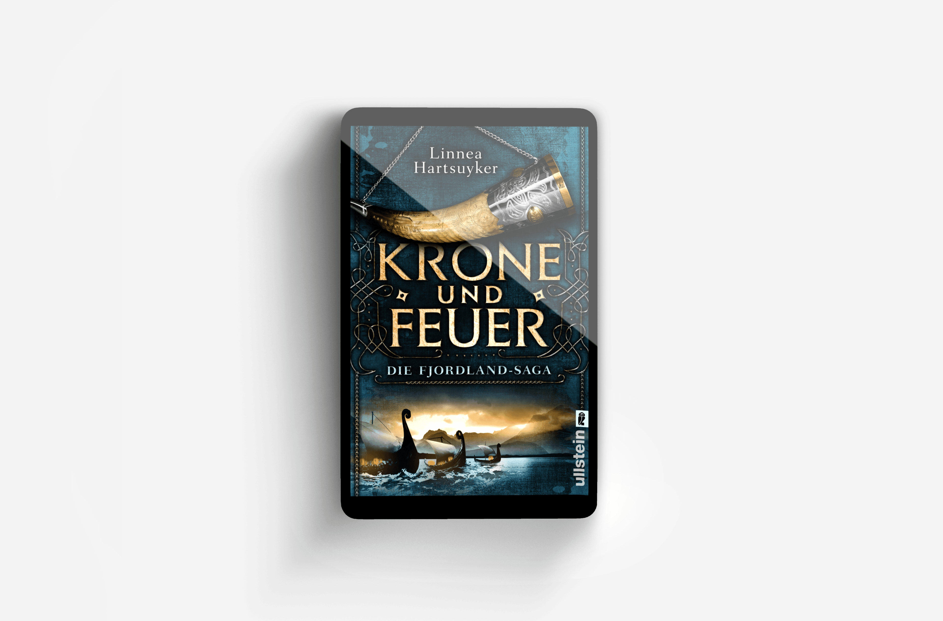 Buchcover von Krone und Feuer (Die Fjordland-Saga 1)