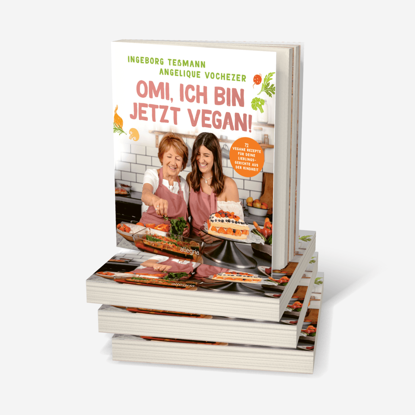 Buchcover von Omi, ich bin jetzt vegan!