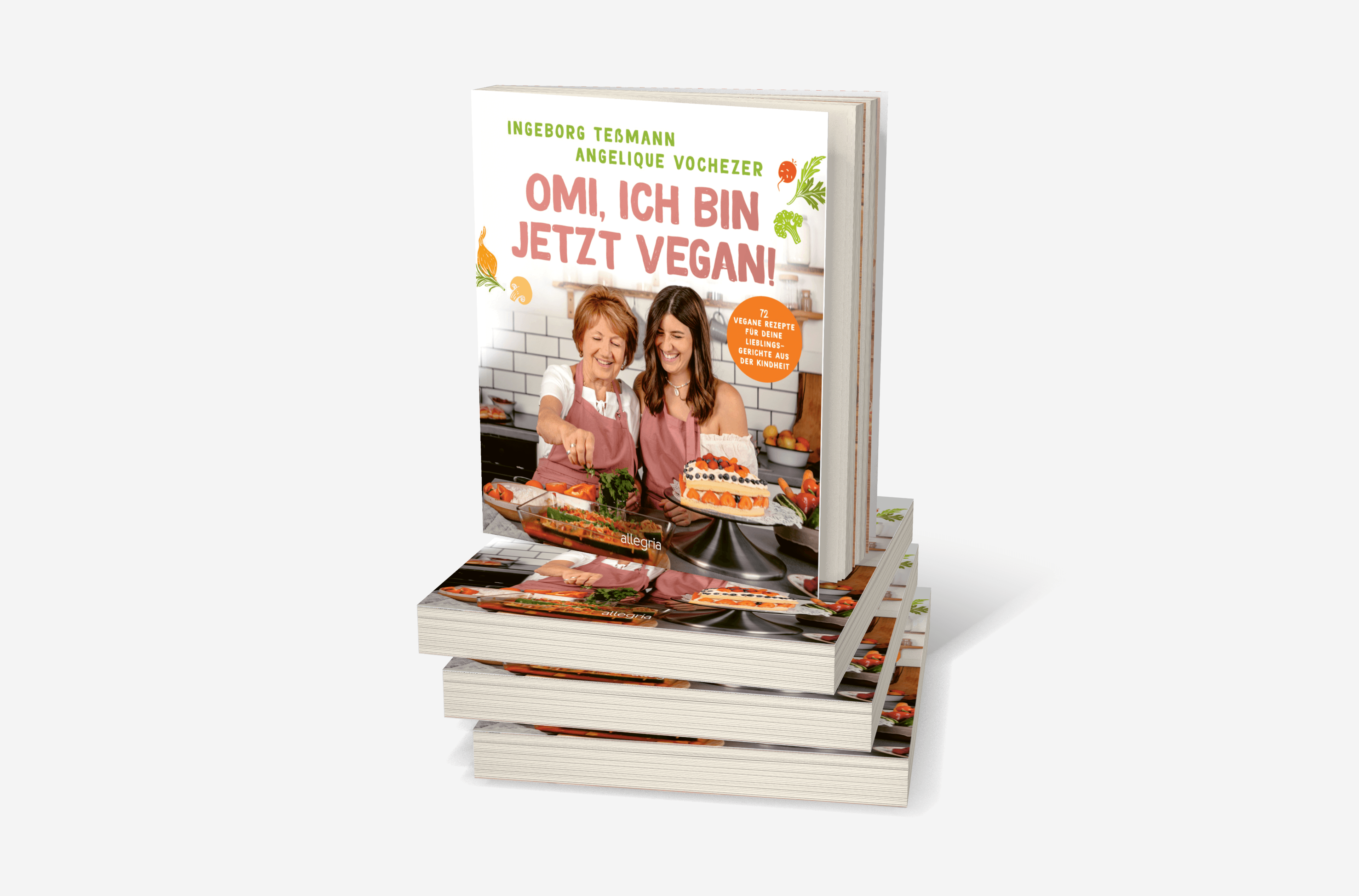 Buchcover von Omi, ich bin jetzt vegan!