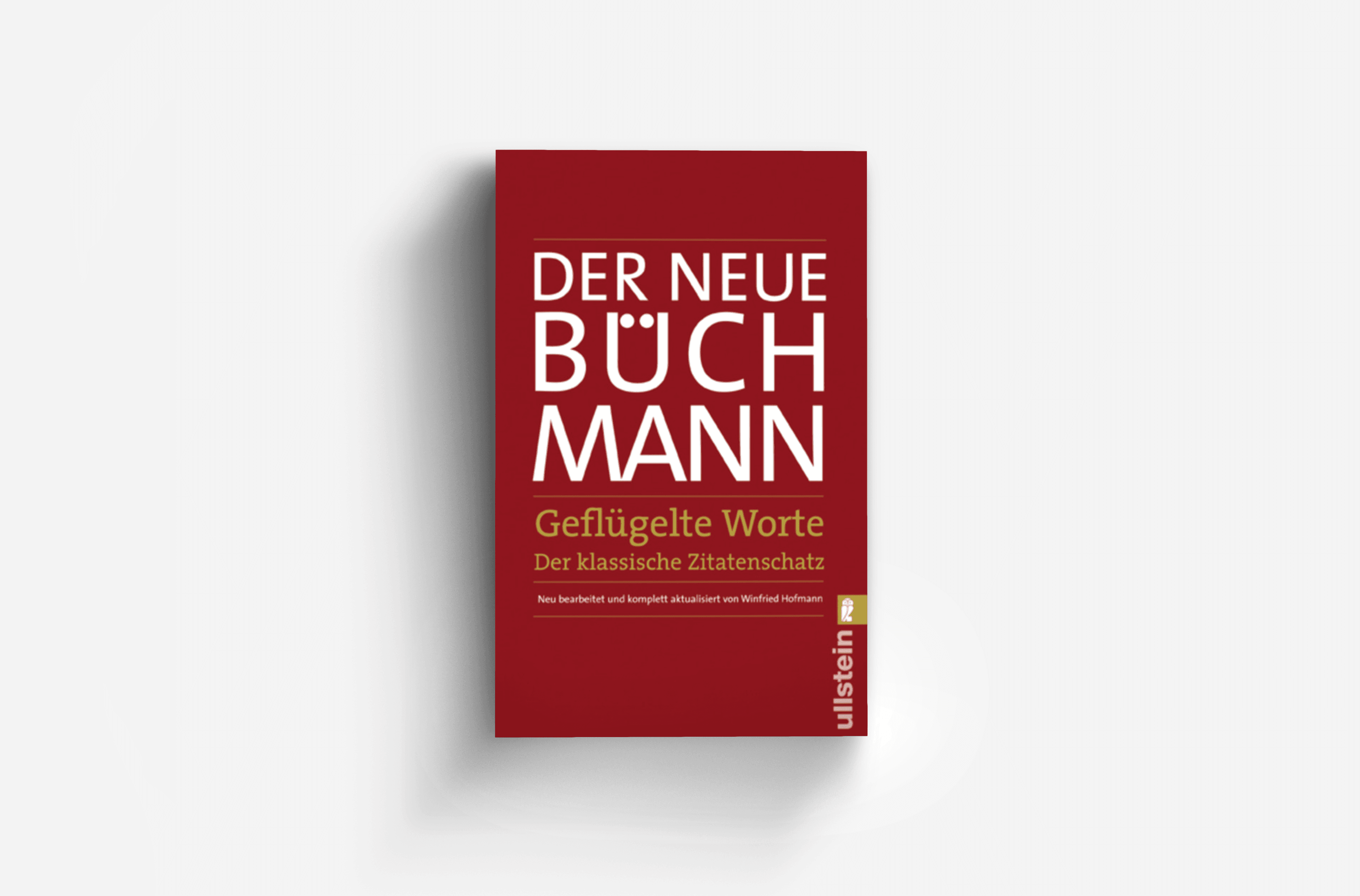 Buchcover von Der Neue Büchmann - Geflügelte Worte