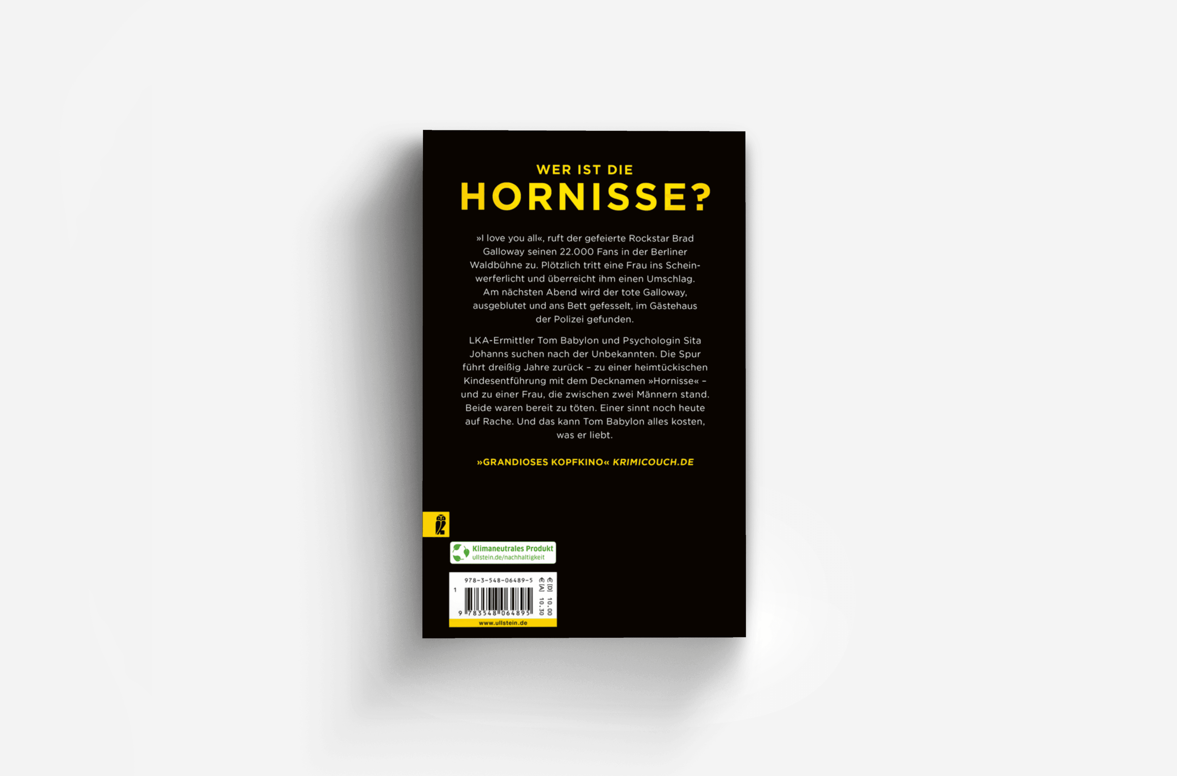 Buchcover von Die Hornisse (Tom-Babylon-Serie 3)