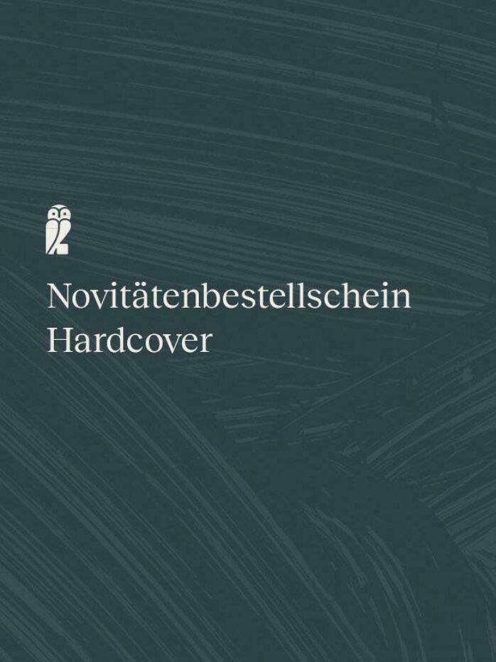 Novitätenbestellschein Hardcover